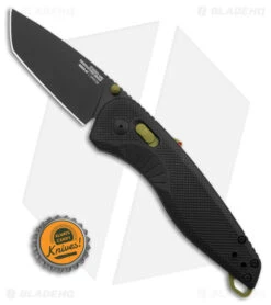 SOG Aegis AT Spring Assisted Tanto Knife Rescue Black (3.1" Black) -SOG Sales Store SOG Aegis AT Spring Assisted Tanto Knife Rescue Black 3in Black BHQ 176440 td size