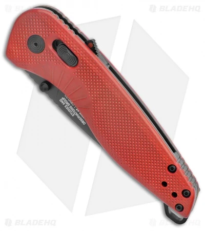 SOG Aegis AT Tanto AT-XR Lock Knife Red GRN W/Safety (3.1" Black) 4 SOG Aegis AT Tanto AT-XR Lock Knife Red GRN W/Safety (3.1" Black) - Image 2