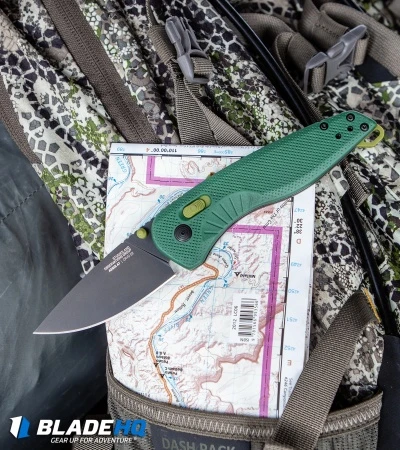 SOG Aegis AT Spring Assisted Knife Forest Green GRN (3.13" Gray) 4 SOG Aegis AT Spring Assisted Knife Forest Green GRN (3.13" Gray) - Image 2