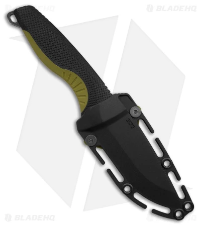 SOG Aegis FX Fixed Blade Knife Indigo Black/Moss Green GRN (3.6" Black SW) 5 SOG Aegis FX Fixed Blade Knife Indigo Black/Moss Green GRN (3.6" Black SW) - Image 3