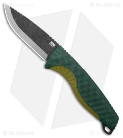 SOG Aegis FX Fixed Blade Knife Forest/Moss Green (3.6" Black Stonewash)