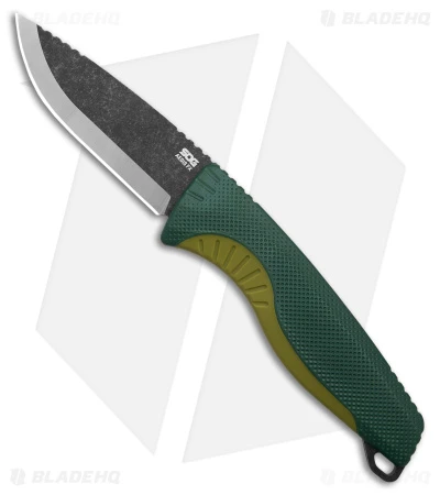 SOG Aegis FX Fixed Blade Knife Forest/Moss Green (3.6" Black Stonewash) 3 SOG Aegis FX Fixed Blade Knife Forest/Moss Green (3.6" Black Stonewash)