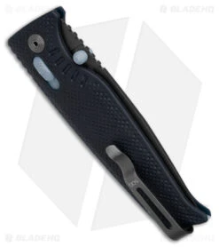 SOG Altair XR Lock Folding Knife Squid Ink Black/Blue Nylon (3.2" Black) -SOG Sales Store SOG Altair XR Lock Folding Knife Squid Ink Black Blue GRN 3in Black BHQ 140849 td side