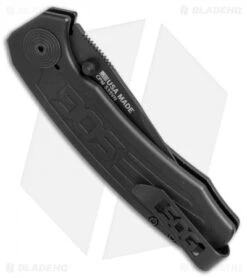SOG Banner Spring Assisted Knife Black Aluminum (3.5" Black) BA1001 8 SOG Banner Spring Assisted Knife Black Aluminum (3.5" Black) BA1001 -SOG Sales Store SOG Banner black aluminum black BA1001 BHQ 52223 er side