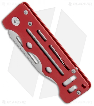 SOG Cash Card Liner Lock Wallet Knife Garnet Red (2.75" Satin) EZ2 4 SOG Cash Card Liner Lock Wallet Knife Garnet Red (2.75" Satin) EZ2 - Image 2