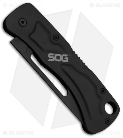 SOG Centi II Lock Back Keychain Knife Black Stainless Steel (2.1" Black) 4 SOG Centi II Lock Back Keychain Knife Black Stainless Steel (2.1" Black) - Image 2