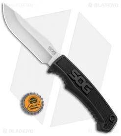 SOG Field Fixed Blade Knife Black Rubber (4" Satin) 9 SOG Field Fixed Blade Knife Black Rubber (4" Satin) -SOG Sales Store SOG Field Black Rubber FK1001 CP BHQ 52453 jr bottlecap 2