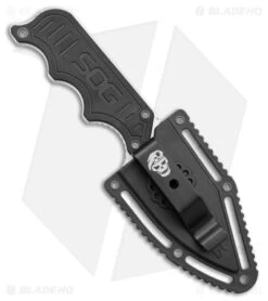 SOG Instinct Fixed Blade Knife Black G-10 (2.3" Satin) NB1012 -SOG Sales Store SOG Instinct Fixed Blade Black G 10 Satin BHQ 28203 jr sheath