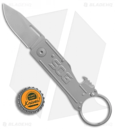 SOG Keytron Keychain Knife (1.9" Stonewash) KT1001-CP 7 SOG Keytron Keychain Knife (1.9" Stonewash) KT1001-CP - Image 5