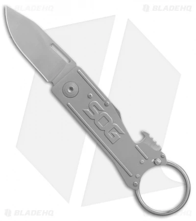 SOG Keytron Keychain Knife (1.9" Stonewash) KT1001-CP 3 SOG Keytron Keychain Knife (1.9" Stonewash) KT1001-CP