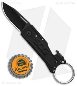 SOG Keytron Clip Point Folding Knife Key Chain Blackout (1.9" Black) KT1003-CP 9 SOG Keytron Clip Point Folding Knife Key Chain Blackout (1.9" Black) KT1003-CP -SOG Sales Store SOG Keytron CP Key Chain Blackout Black KT1003 CP BHQ 104065 jr bottlecap