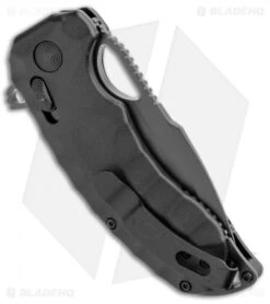 SOG Kiku XR Blackout XR-Lock Knife Black Micarta (3" Black) 10 SOG Kiku XR Blackout XR-Lock Knife Black Micarta (3" Black) -SOG Sales Store SOG Kiku XR Blackout Black G 10 Black BHQ 99496 jr side