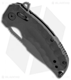 SOG Kiku XR Blackout XR-Lock Knife Black Micarta (3" Black) 9 SOG Kiku XR Blackout XR-Lock Knife Black Micarta (3" Black) -SOG Sales Store SOG Kiku XR Blackout Black G 10 Black BHQ 99496 jr spine