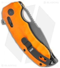 SOG Kiku XR LTE Knife Orange G-10 (3" Gray) 12-27-03-57 8 SOG Kiku XR LTE Knife Orange G-10 (3" Gray) 12-27-03-57 -SOG Sales Store SOG Kiku XR LTE Blackout XR Lock Orange G 10 Black 12 27 03 57 BHQ 116851 jr side