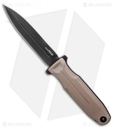 SOG Knives Pentagon FX Fixed Blade Knife Flat Dark Earth G10 (4.75" Black) 3 SOG Knives Pentagon FX Fixed Blade Knife Flat Dark Earth G10 (4.75" Black)