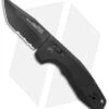SOG Knives SOG-TAC AU Compact Tanto Automatic Knife Aluminum (2.9" Black Serr) 2 SOG Knives SOG-TAC AU Compact Tanto Automatic Knife Aluminum (2.9" Black Serr) -SOG Sales Store SOG Knives SOG TAC AU Compact Auto Tanto Black Black Serr BHQ 119255 jr