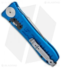 SOG Knives Spec Elite I Automatic Knife Blue (3.5" Satin) SE-51BU 9 SOG Knives Spec Elite I Automatic Knife Blue (3.5" Satin) SE-51BU -SOG Sales Store SOG Knives Spec Elite I Auto Blue Satin SE 51BU BHQ 92925 jr side