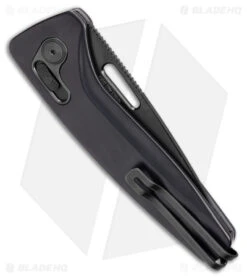 SOG One-Zero XR Lock Knife Black Aluminum (3.1" Black Chrome) -SOG Sales Store SOG One Zero XR Lock Black Aluminum Black Chrome BHQ 140870 jr side