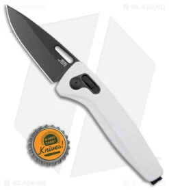 SOG One-Zero XR Lock Knife White Al (3.1" Black Chrome) 9 SOG One-Zero XR Lock Knife White Al (3.1" Black Chrome) -SOG Sales Store SOG One Zero XR Lock White Aluminum Black Chrome BHQ 140872 jr bottlecap