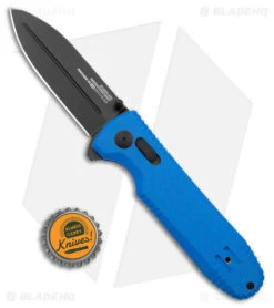 SOG Pentagon XR LTE Bar Lock Knife Blue G-10/CF (3.5" Black CTS XHP) 9 SOG Pentagon XR LTE Bar Lock Knife Blue G-10/CF (3.5" Black CTS XHP) -SOG Sales Store SOG Pentagon XR LTE Flipper Blue G 10 Black BHQ 140128 jr bottlecap