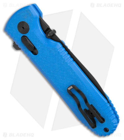 SOG Pentagon XR LTE Bar Lock Knife Blue G-10/CF (3.5" Black CTS XHP) 5 SOG Pentagon XR LTE Bar Lock Knife Blue G-10/CF (3.5" Black CTS XHP) - Image 3