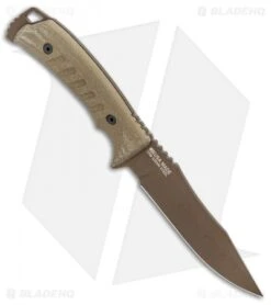 SOG Pillar Limited Fixed Blade Canvas Micarta (5" Bronze Cerakote) 8 SOG Pillar Limited Fixed Blade Canvas Micarta (5" Bronze Cerakote) -SOG Sales Store SOG Pillar Limited Fix Blade Canvas Micarta Bronze Cerakote UF1002 BX BHQ 94263 jr spine