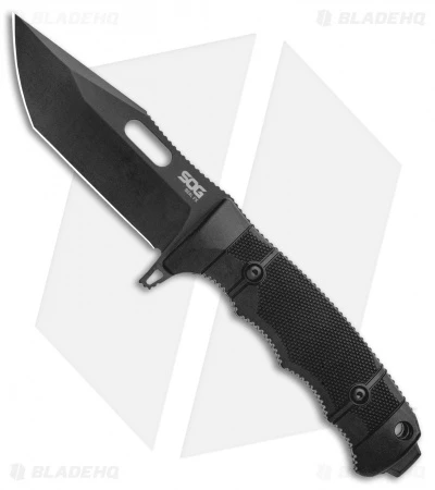 SOG Seal FX Tanto Fixed Blade Knife Black GRN (4.3" Black) 3 SOG Seal FX Tanto Fixed Blade Knife Black GRN (4.3" Black)