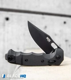 SOG Seal XR Flipper XR-Lock Knife Black FRN (3.9" Black S35VN) 11 SOG Seal XR Flipper XR-Lock Knife Black FRN (3.9" Black S35VN) -SOG Sales Store SOG Seal XR Flipper Knife Black FRN Black S35VN BHQ 94737 kp cement web