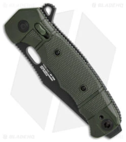 SOG Seal XR Flipper Knife OD Green FRN (3.9" Black S35VN) BHQ Exclusive 8 SOG Seal XR Flipper Knife OD Green FRN (3.9" Black S35VN) BHQ Exclusive -SOG Sales Store SOG Seal XR Lock Knife OD Green FRN 3in Black S35VN BHQ 131605 td spine jr td