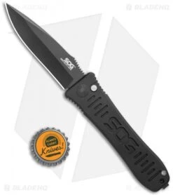 SOG Spec Elite I Automatic Knife (3.5" Black) SE-52 9 SOG Spec Elite I Automatic Knife (3.5" Black) SE-52 -SOG Sales Store SOG Spec Elite I Auto Knife Black BHQ 8487 jr bottlecap