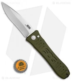 SOG Knives Spec Elite II Large Automatic Knife OD Green (4" Satin) SE-61OD 9 SOG Knives Spec Elite II Large Automatic Knife OD Green (4" Satin) SE-61OD -SOG Sales Store SOG Spec Elite II Large OD Green Satin SE 61OD BHQ 70989 jr bottlecap