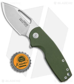 SOG Stout FLK Frame Lock Knife OD Green G-10 (2.75" SW) -SOG Sales Store SOG Stout FLK FL OD Green G 10 SW BHQ 139960 jr bottlecap