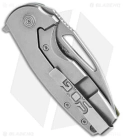 SOG Stout FLK Frame Lock Knife OD Green G-10 (2.75" SW) -SOG Sales Store SOG Stout FLK FL OD Green G 10 SW BHQ 139960 jr side