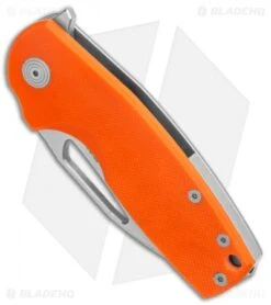 SOG Stout FLK Frame Lock Knife Orange G-10 (2.75" Stonewash) -SOG Sales Store SOG Stout FLK Orange G 10 SW BHQ 137222 jr spine