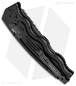 SOG-TAC Clip Point Automatic Knife (3.5" Black) ST-02 8 SOG-TAC Clip Point Automatic Knife (3.5" Black) ST-02 -SOG Sales Store SOG TAC Clip Point Black ST 02 BHQ 7512 jr side