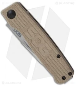 SOG Terminus Slip Joint Folding Knife Tan G-10 (3" Satin) 6 SOG Terminus Slip Joint Folding Knife Tan G-10 (3" Satin) -SOG Sales Store SOG Terminus Satin TM1001 BX jr spine