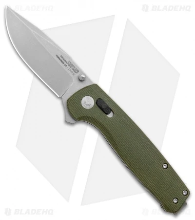 SOG Exclusive Terminus XR Lock Knife Green Micarta (3" Stonewash) 3 SOG Exclusive Terminus XR Lock Knife Green Micarta (3" Stonewash)