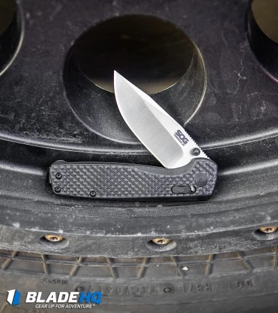 SOG Terminus XR Lock Knife Black G-10/Carbon Fiber (3" Satin S35VN) TM1025-BX 7 SOG Terminus XR Lock Knife Black G-10/Carbon Fiber (3" Satin S35VN) TM1025-BX - Image 5
