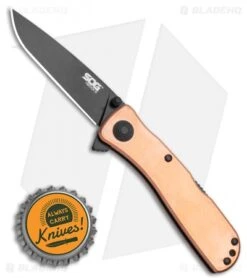 SOG Twitch II Spring Assisted Knife Copper (2.68" Black) TWI302-PB 9 SOG Twitch II Spring Assisted Knife Copper (2.68" Black) TWI302-PB -SOG Sales Store SOG Twitch II Spring Assisted Knife Copper 2.68 Black TWI302 PB BHQ 116325 LS Bottlecap