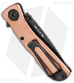 SOG Twitch II Spring Assisted Knife Copper (2.68" Black) TWI302-PB 8 SOG Twitch II Spring Assisted Knife Copper (2.68" Black) TWI302-PB -SOG Sales Store SOG Twitch II Spring Assisted Knife Copper 2.68 Black TWI302 PB BHQ 116325 LS Side