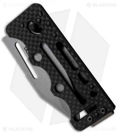 SOG Ultra C-Ti Money Clip Knife Carbon Fiber (2.8" Bead Blast) 4 SOG Ultra C-Ti Money Clip Knife Carbon Fiber (2.8" Bead Blast) - Image 2
