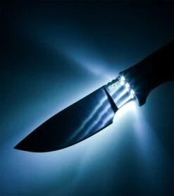 SOG Bladelight Camp Fixed Blade Knife W/ LEDs (4.50" Satin Plain) BLT21K -SOG Sales Store sog bladelight camp blt21k cp light