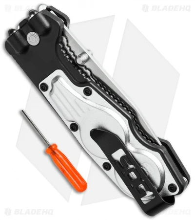 SOG Bladelight Folder Mini Black Knife + LED Flashlight (3" Satin) BLT60-CP 4 SOG Bladelight Folder Mini Black Knife + LED Flashlight (3" Satin) BLT60-CP - Image 2