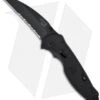 SOG Flash II Rescue Assisted Opening Knife (3.5" Black Serr) TFSA-6 -SOG Sales Store sog flash rescue black tini tfsa 6