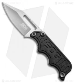 SOG Instinct Mini Fixed Blade Knife Black G-10 (1.9" Satin) NB1002