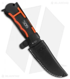 SOG Rotohook Clip Point Fixed Blade Knife (4.50" Satin Plain) HT101L 7 SOG Rotohook Clip Point Fixed Blade Knife (4.50" Satin Plain) HT101L -SOG Sales Store sog rotohook fixed ht101l sheath