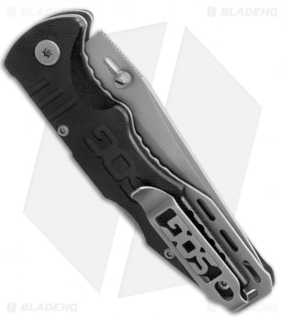 SOG Salute Mini Lockback Knife (3.125" Bead Blast) FF1001 4 SOG Salute Mini Lockback Knife (3.125" Bead Blast) FF1001 - Image 2