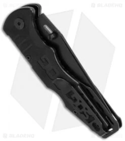SOG Salute Mini Lockback Knife (3.125" Black) FF1101 5 SOG Salute Mini Lockback Knife (3.125" Black) FF1101 -SOG Sales Store sog salute mini black ff1101 cf side jm