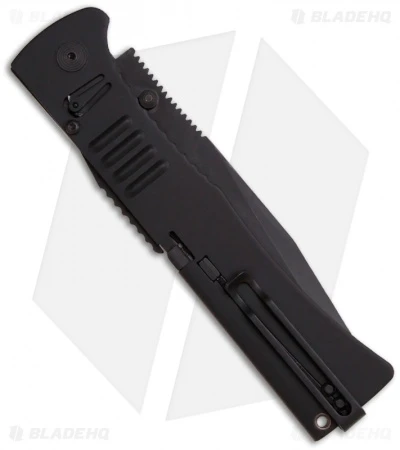 SOG SlimJim XL Black Assisted Opening Knife (4.18" Black Plain) SJ-52 4 SOG SlimJim XL Black Assisted Opening Knife (4.18" Black Plain) SJ-52 - Image 2