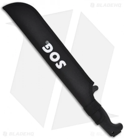 SOG SOGfari Machete - 13" Fixed Blade Knife W/ Sheath (Black) MC-01 4 SOG SOGfari Machete - 13" Fixed Blade Knife W/ Sheath (Black) MC-01 - Image 2